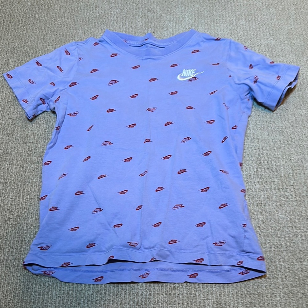 Nike Kids Purple T-Shirt with Red Accents